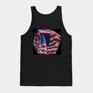 Stars and Stripes cubed. Tank Top